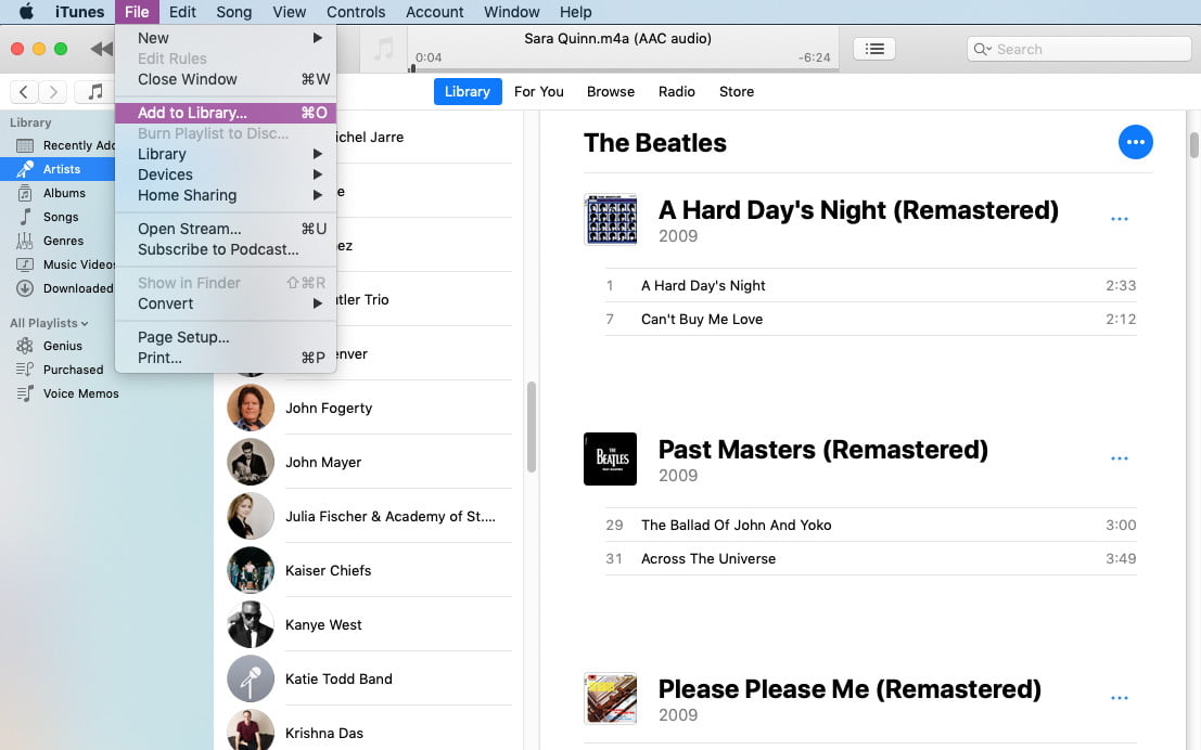 Why cant icloud music library connect mac