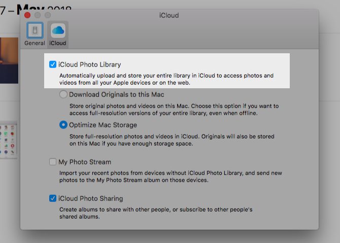 What is icloud photo library on macbook pro